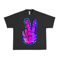 Pigment Black Mermaid Peace Sign Urban Heavy Tee - Jasminsmagicworld