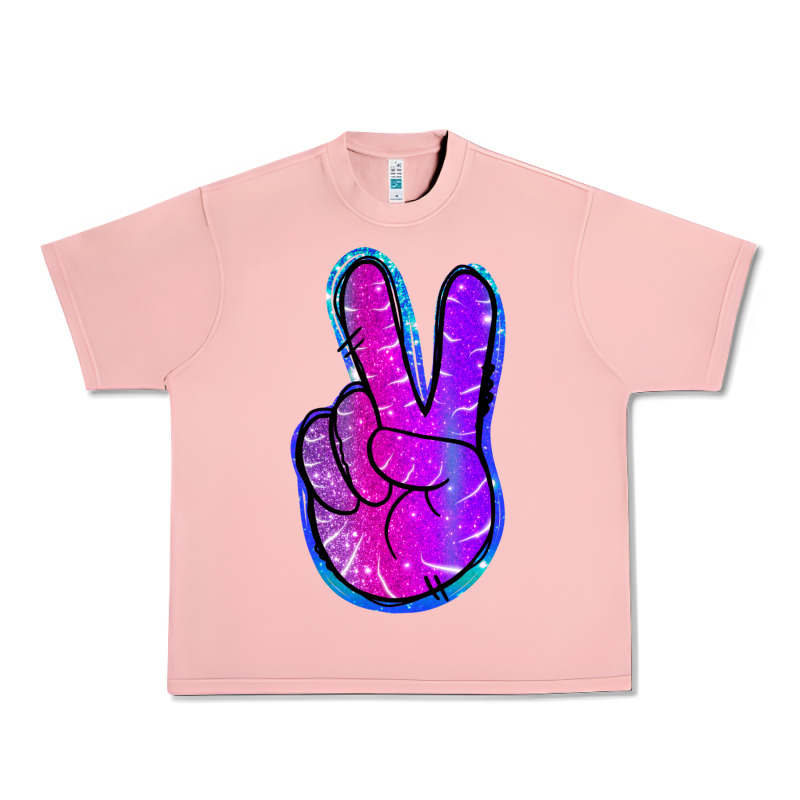 Mermaid Peace Sign Urban Heavy Tee by Jasminsmagicworld | Teevron