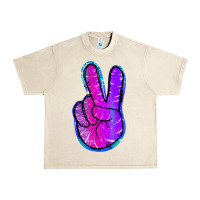 Sandshell Mermaid Peace Sign Urban Heavy Tee - Jasminsmagicworld