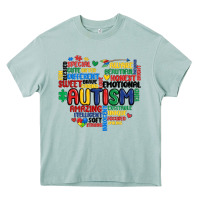Arona autism heart Heavy Core Tee - MaliasSmallBusiness