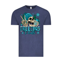 Vintage Denim freezing to death winter skull Vintage Tee - Jasminsmagicworld