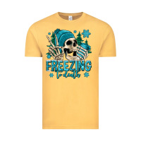 Vintage Mustard freezing to death winter skull Vintage Tee - Jasminsmagicworld