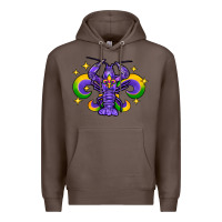 Coffee mardi gras crawfish Premium Hoodie - FaDigitalArtStudio