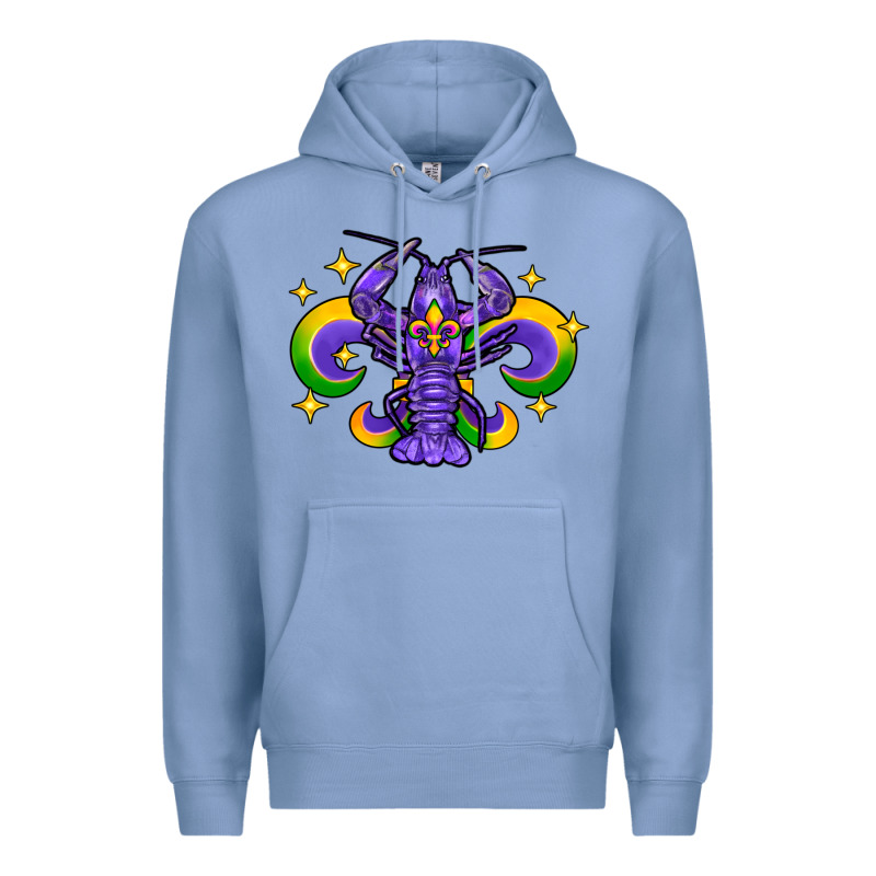 Mardi Gras Crawfish Premium Hoodie by FaDigitalArtStudio | Teevron