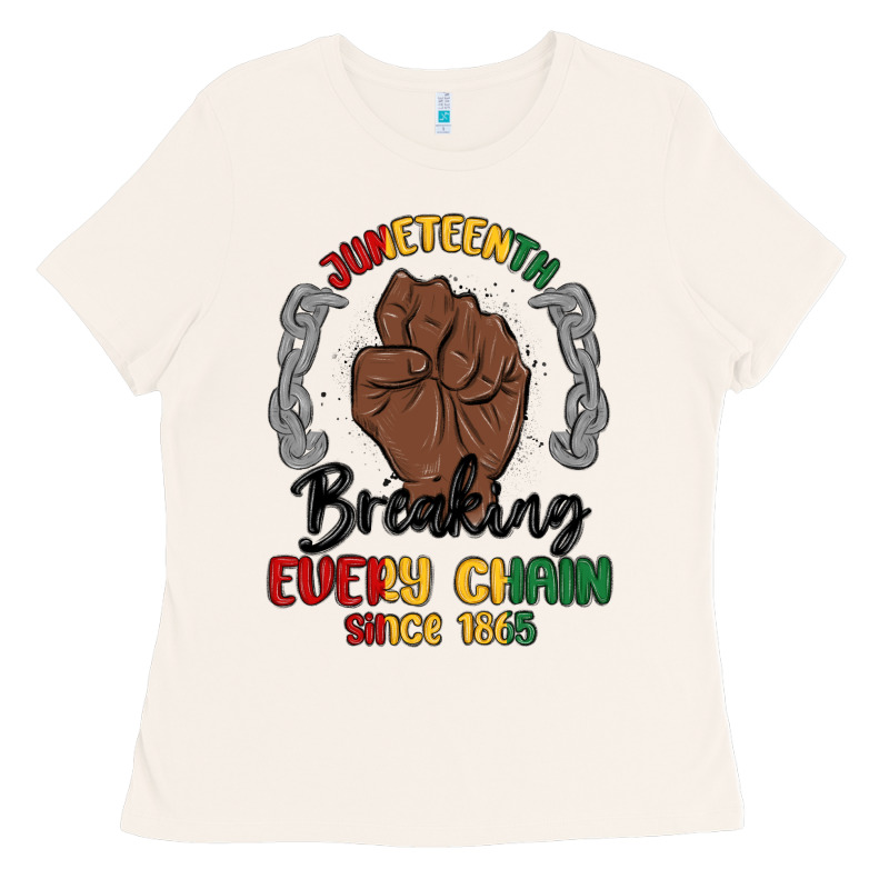 Every Chain Since 1865 Juneteenth Ladies Tee by MaliasSmallBusiness | Teevron