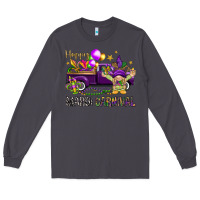 Smoke Happy Mardi Carnival with truck Long Sleeve Tee - NancyCooperArtShop