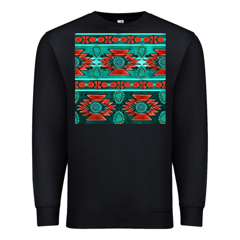Native American Aztec Seamless Pattern 4 Premium Sweatshirt by BundleAndBundleShop | Teevron