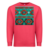 Cardinal native american aztec seamless pattern 4 Premium Sweatshirt - BundleAndBundleShop