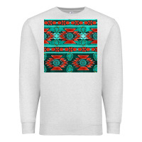 Oatmeal Heather native american aztec seamless pattern 4 Premium Sweatshirt - BundleAndBundleShop