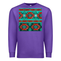 Purple native american aztec seamless pattern 4 Premium Sweatshirt - BundleAndBundleShop