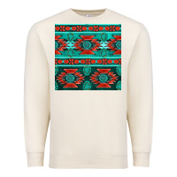 Sandshell native american aztec seamless pattern 4 Premium Sweatshirt - BundleAndBundleShop