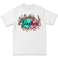 White heart teacher Premium Tee - MaliasSmallBusiness