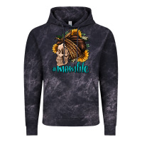 Cloud Black momlife skull with bandana Vintage Hoodie - Jasminsmagicworld