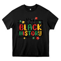 Black i'm black history Heavy Core Tee - MaliasSmallBusiness