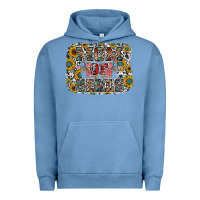 Pigment Pebble Blue mom of girls Urban Hoodie - RacoonDesign