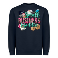 Navy small business baddie Heavyweight Sweatshirt - CowGirlArtShop