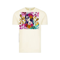 Vintage Arctic sugar skull girl Vintage Tee - RanaPortraitStore
