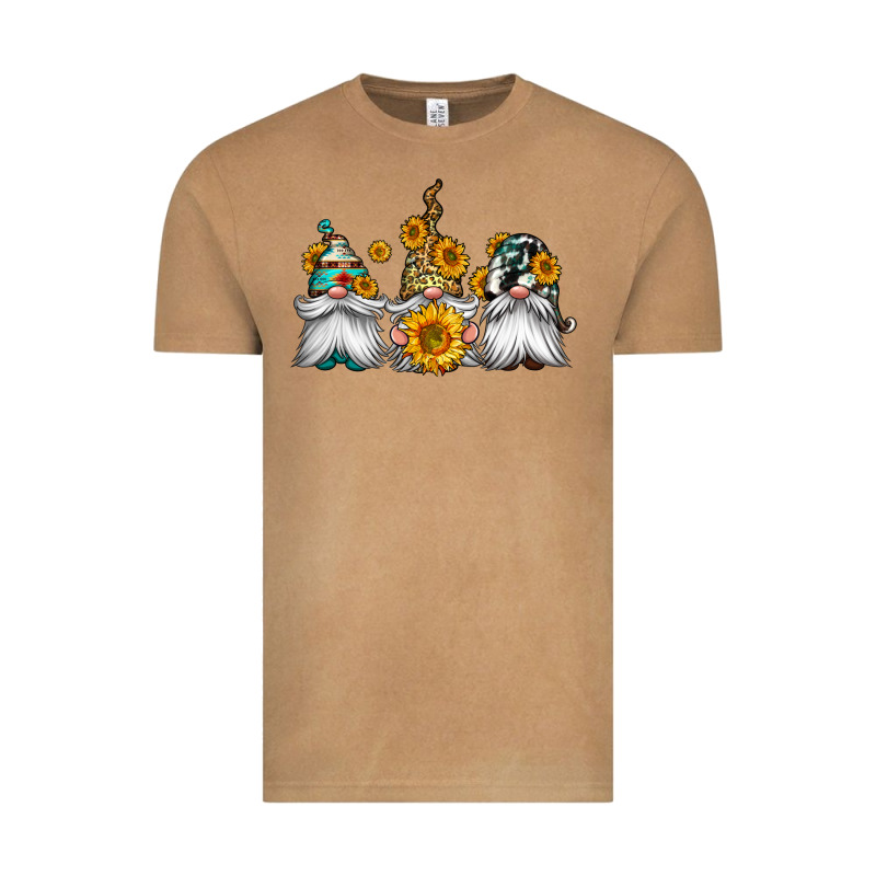 Western Sunflowers Gnomes Vintage Tee by Jasminsmagicworld | Teevron