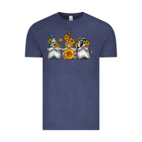 Vintage Denim western sunflowers gnomes Vintage Tee - Jasminsmagicworld