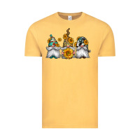 Vintage Mustard western sunflowers gnomes Vintage Tee - Jasminsmagicworld