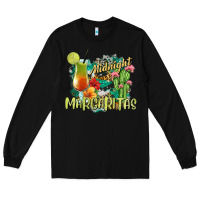 Black Midnight Margaritas Long Sleeve Tee - texasbilliewilder