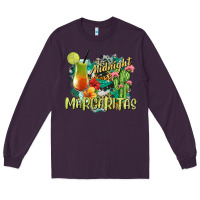 Plum Midnight Margaritas Long Sleeve Tee - texasbilliewilder