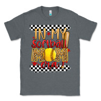 Charcoal Heather in my softball mom era Classic Tee - Artiststas