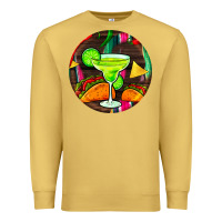 Antique Gold hispanic heritage month round earrings 2 Premium Sweatshirt - BundleAndBundleShop