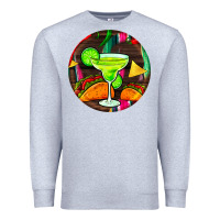 Heather Grey hispanic heritage month round earrings 2 Premium Sweatshirt - BundleAndBundleShop