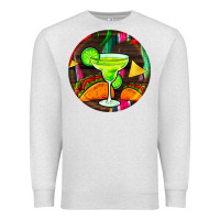 Oatmeal Heather hispanic heritage month round earrings 2 Premium Sweatshirt - BundleAndBundleShop
