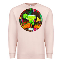 Pale Pink hispanic heritage month round earrings 2 Premium Sweatshirt - BundleAndBundleShop