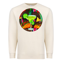 Sandshell hispanic heritage month round earrings 2 Premium Sweatshirt - BundleAndBundleShop