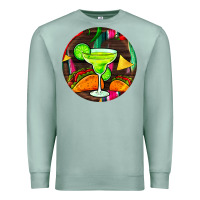 Seafoam hispanic heritage month round earrings 2 Premium Sweatshirt - BundleAndBundleShop