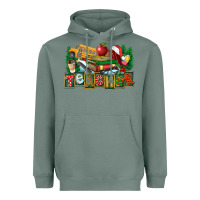 Sage Christmas Teacher Heavyweight Hoodie - FaDigitalArtStudio