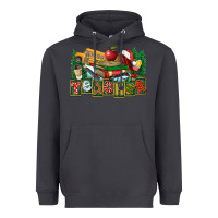 Smoke Christmas Teacher Heavyweight Hoodie - FaDigitalArtStudio