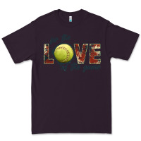 Plum softball love of the game Premium Tee - JahusDesignShop