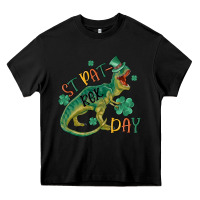Black st patrex day Heavy Core Tee - MaliasSmallBusiness