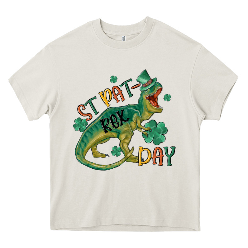 St Patrex Day Heavy Core Tee by MaliasSmallBusiness | Teevron