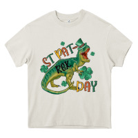 Cream st patrex day Heavy Core Tee - MaliasSmallBusiness