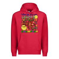 Cardinal When life gives you lemons boil some crawfish Premium Hoodie - FaDigitalArtStudio