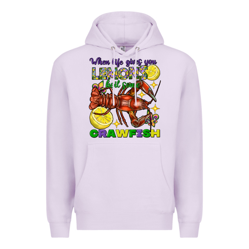 When Life Gives You Lemons Boil Some Crawfish Premium Hoodie by FaDigitalArtStudio | Teevron