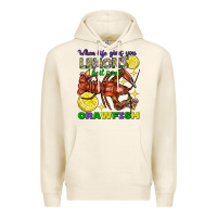 Tofu When life gives you lemons boil some crawfish Premium Hoodie - FaDigitalArtStudio