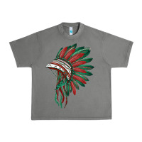Tornado american flag indian headdress Urban Heavy Tee - BarkalooDesign