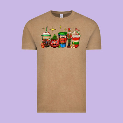 Nutcracker Coffee Vintage Tee Designed By Jasminsmagicworld