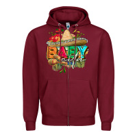 Burgundy Babycita Zipper Hoodie - FaDigitalArtStudio
