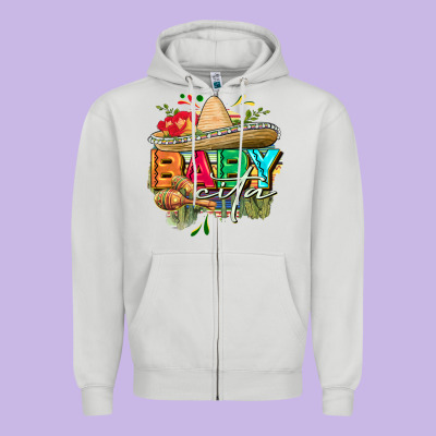 Babycita Zipper Hoodie Designed By Fadigitalartstudio