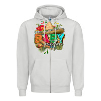 Dove Grey Babycita Zipper Hoodie - FaDigitalArtStudio