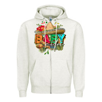 Oatmeal Heather Babycita Zipper Hoodie - FaDigitalArtStudio