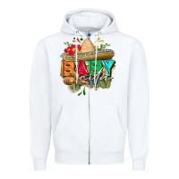 White Babycita Zipper Hoodie - FaDigitalArtStudio
