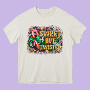 Sweet But Twisted Heavy Core Tee Designed By Adodesignshop